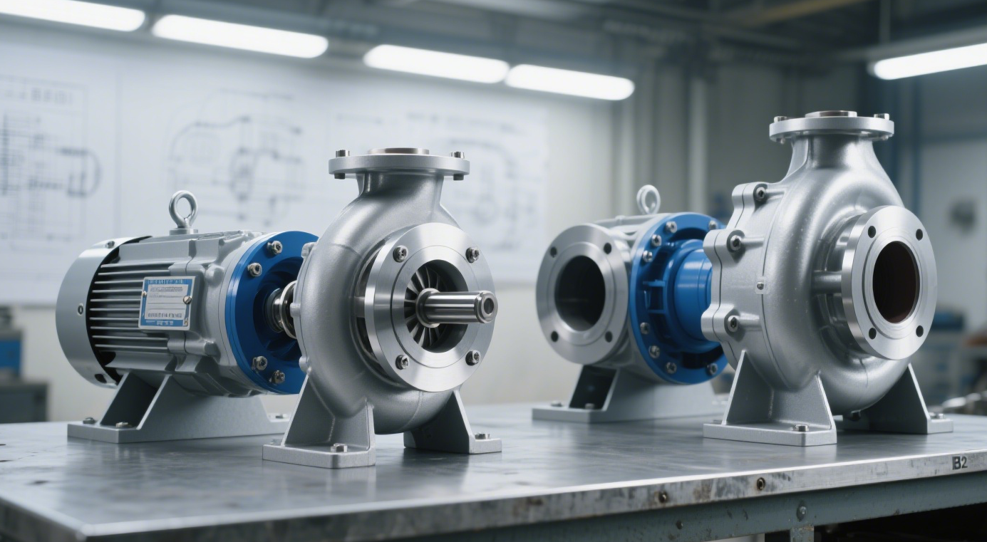 Diferențe între pompele centrifuge BB1 ​​și BB2