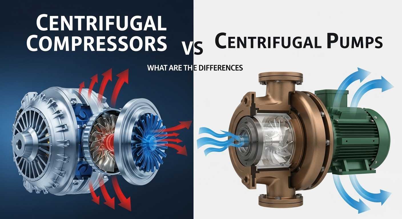 Compresoare centrifuge vs pompe centrifuge: care sunt diferențele?