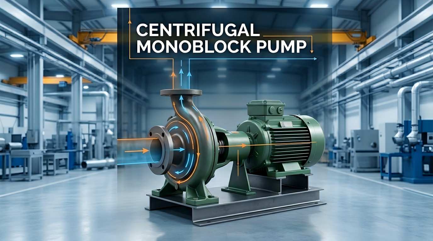 Ce este o pompă centrifugă monobloc? Analiza completă a principiului de lucru, a caracteristicilor structurale și a aplicațiilor