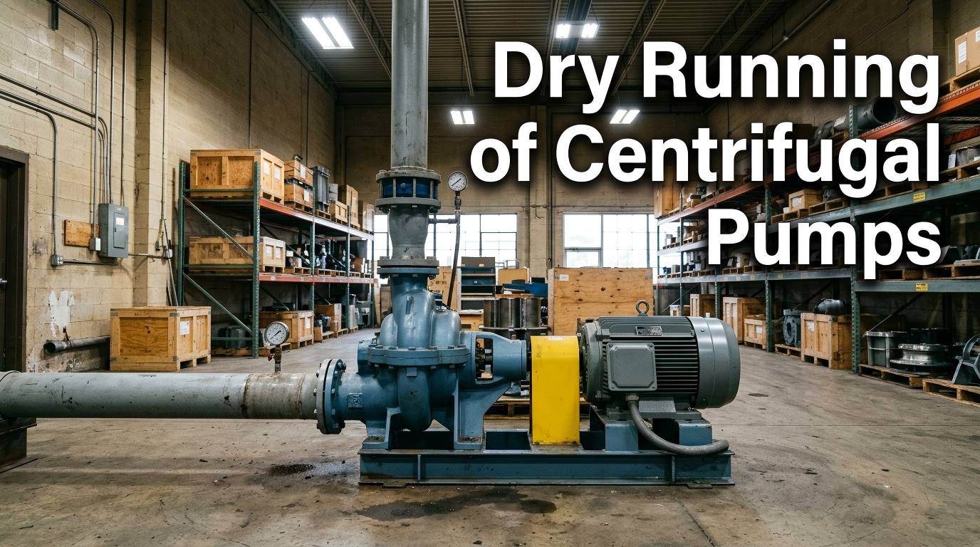Ce este funcționarea în uscat a pompelor centrifuge?