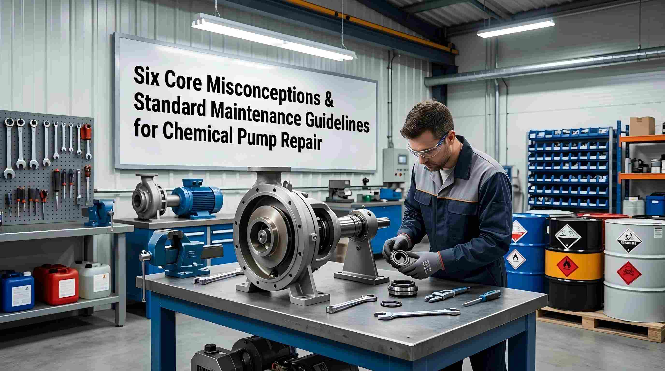 Șase idei greșite de bază și linii directoare standard de întreținere pentru repararea pompelor chimice