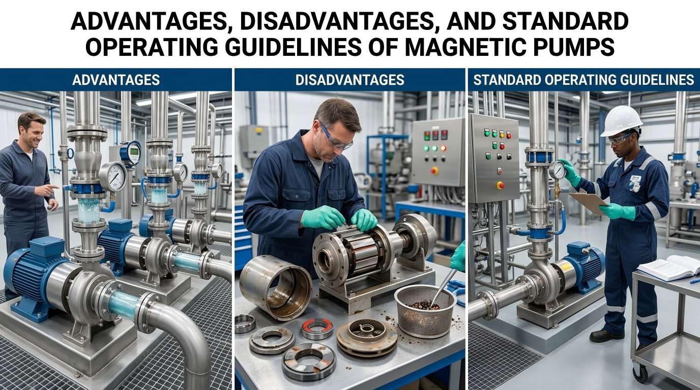 Avantaje Dezavantaje și linii directoare standard de funcționare ale pompelor magnetice