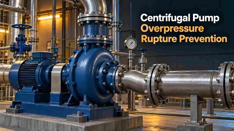 Prevenirea ruperii prin suprapresiune a pompei centrifuge
