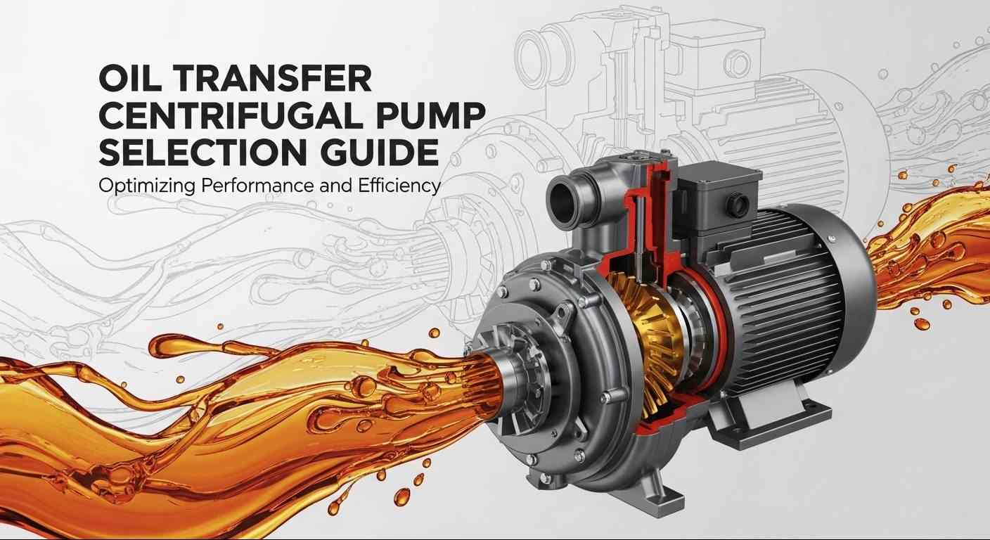 Oil Transfer Centrifugal Pump Selection Guide